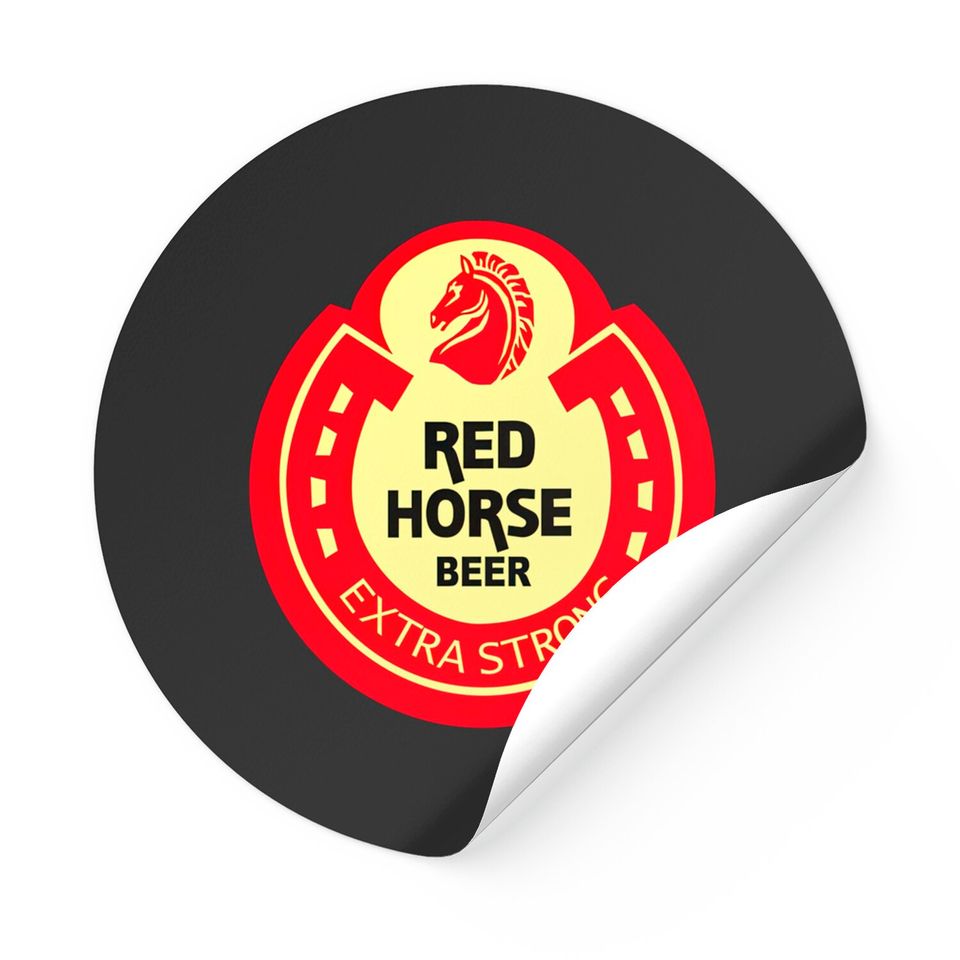 Red Horse Beer Stickers