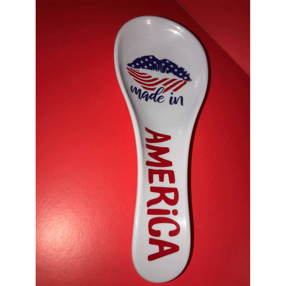 Made in America Independence/4th of July inspired Spoon Rest
