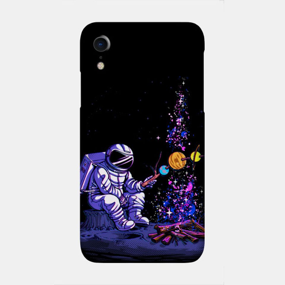 Moon Camping - Astronaut - Phone Case
