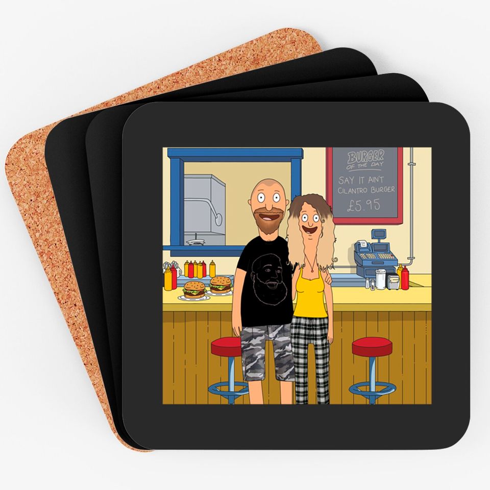 Self Portrait  Bobs Burgers Coasters