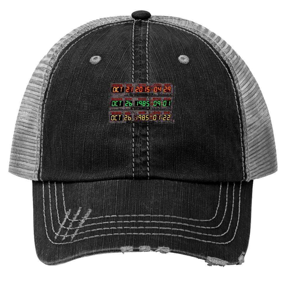 Back to the Future - Timetable - Back To The Future - Trucker Hats