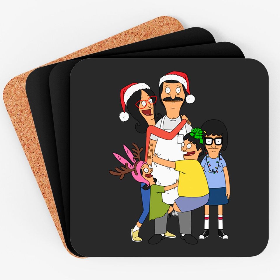 Bobs Burgers Christmas Crusade Coasters