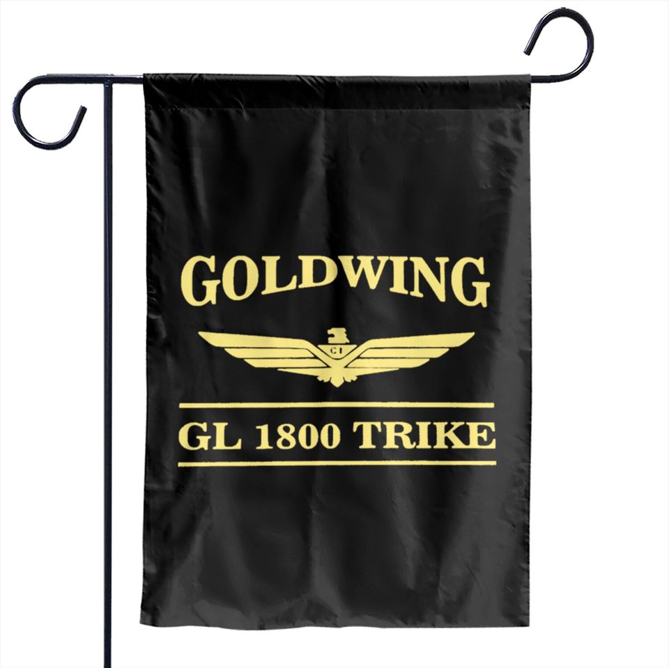 GOLDWING TRIKE BAR LOGO Garden Flags SHORT OR LONG SLEEVE M Garden Flags