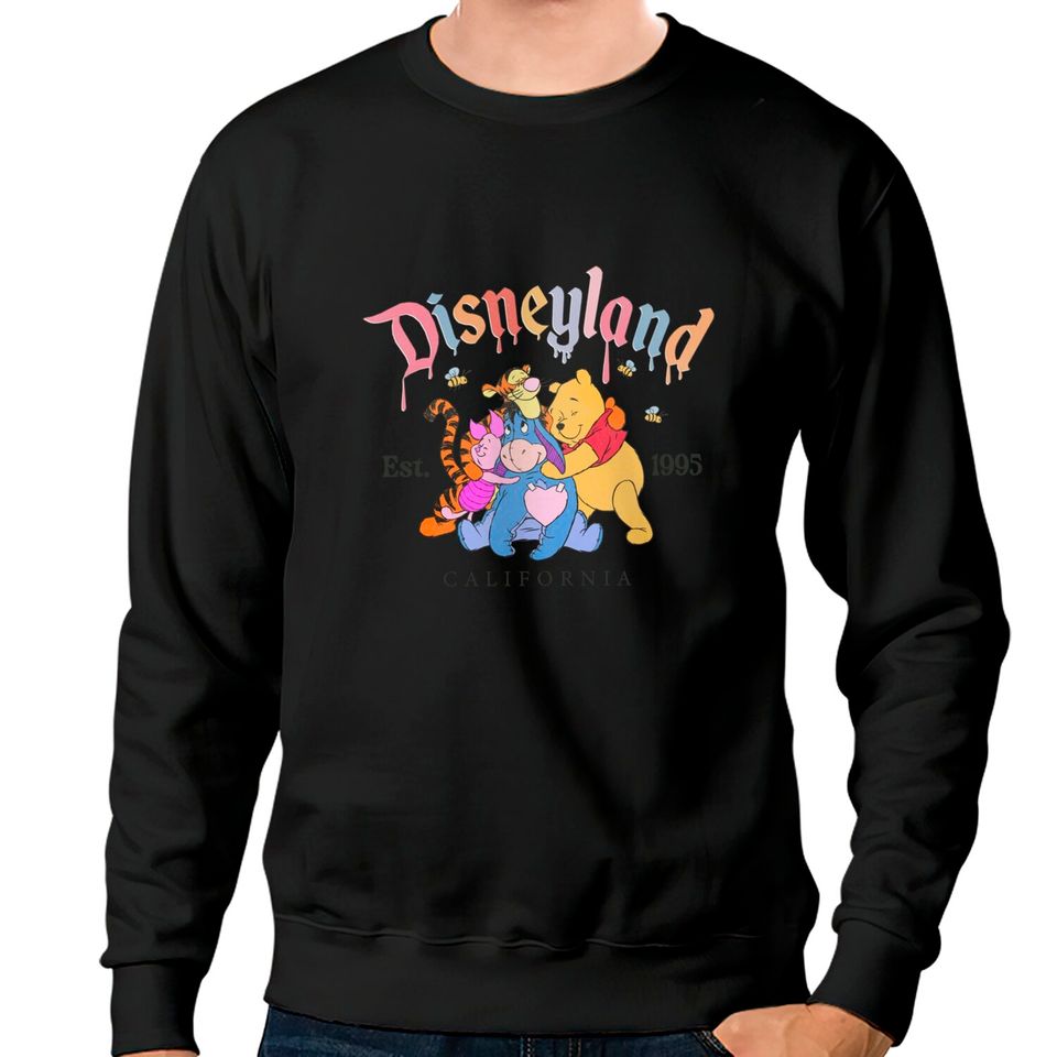Winnie The Pooh Sweatshirt Crewneck, Pooh and Friends Sweater, Disneyland Winnie The Pooh Sweatshirt