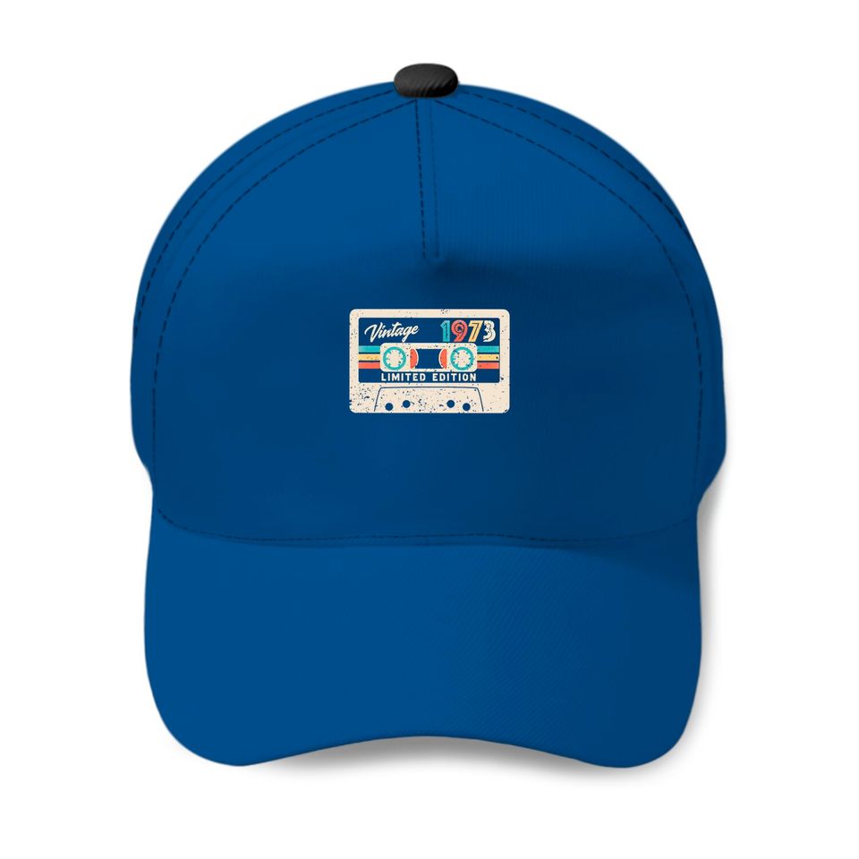 50th Birthday, Vintage 1973 Limited Edition Cassette Baseball Cap