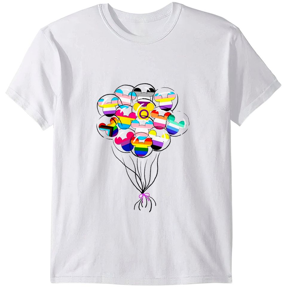 Disney Pride Balloon Shirt, Pride Balloon Shirt