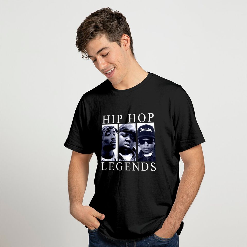 Eazy-E x BIGGIE X 2pac Shirt Hip Hop Legends