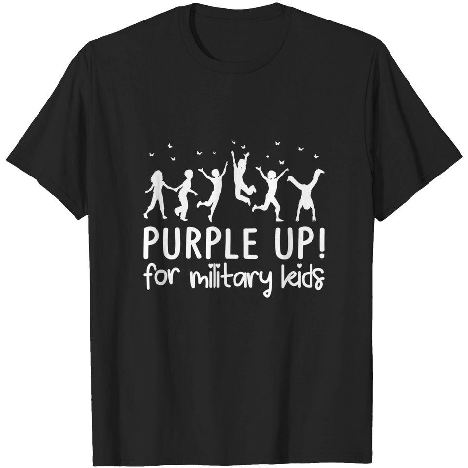 Purple Up for Military Kids Shirt Month Military Child 2021 T-Shirt
