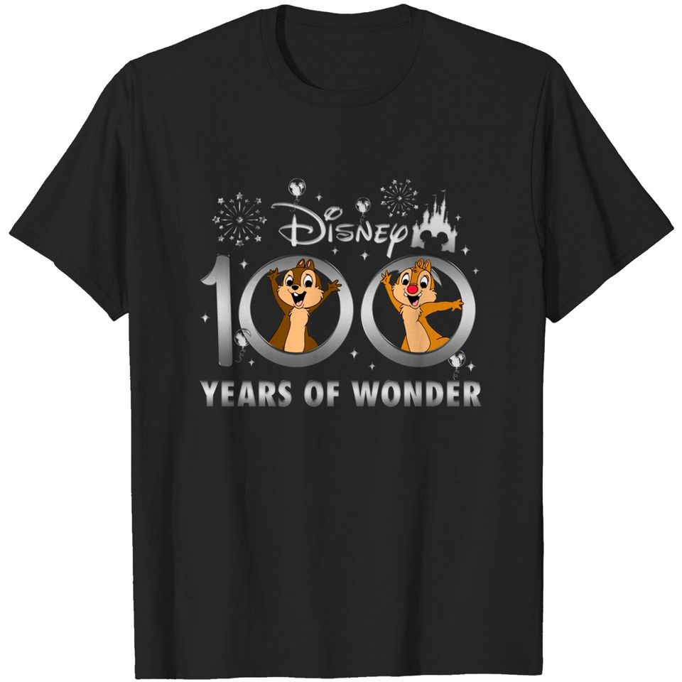 Chip And Dale Shirt,Disney 100 Years of Wonder Shirt,Disney Vacation Shirt