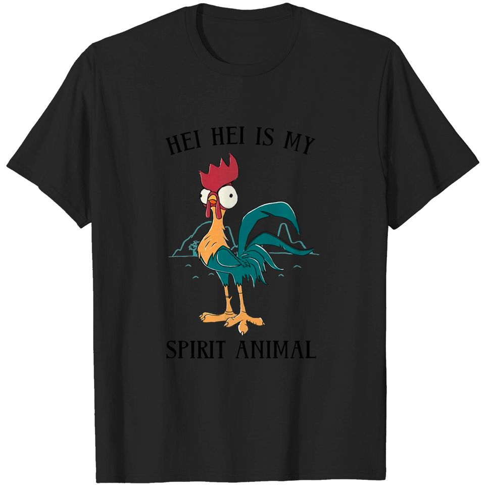 Disney Moana Hei Hei Is My Spirit Animal Portrait Shirt