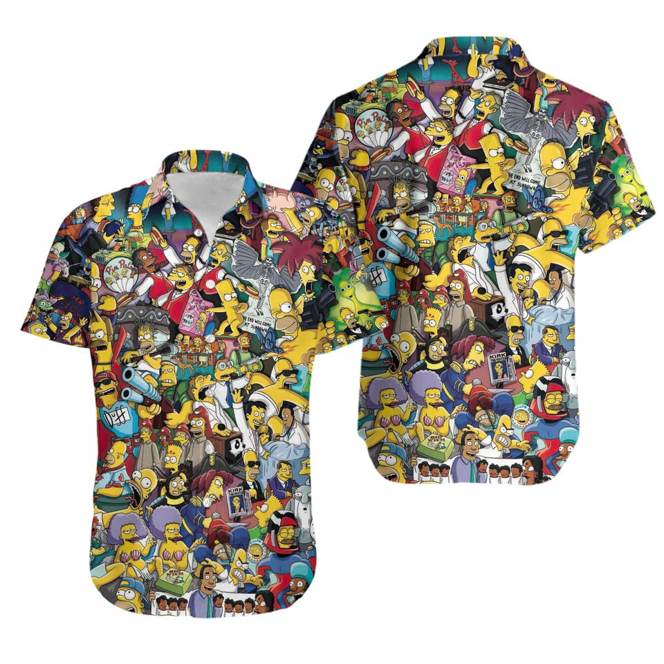 Vintage Simpsons Hawaiian Shirt