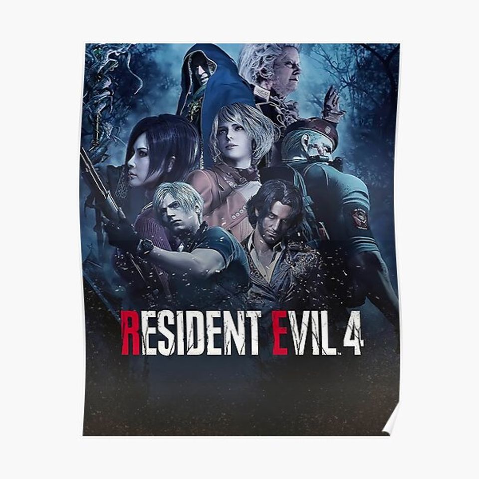 Resident Evil 4 Remake, Re4, Resident Evil 4 Premium Matte Vertical Poster