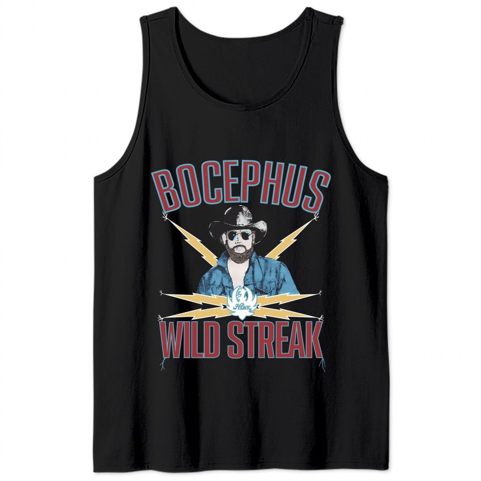 1988 Hank Williams Jr Bocephus Wild Streak Paper Thin Worn Tour Tank Tops
