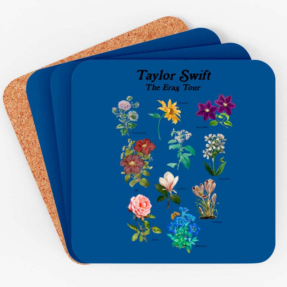 Floral Tay.lor S.wi.ft Eras Coasters