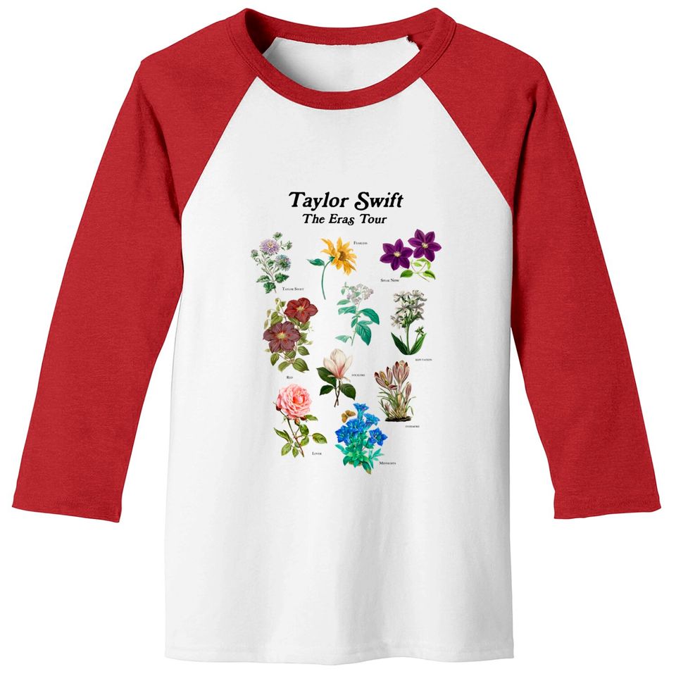 Floral Tay.lor S.wi.ft Eras Baseball Tees