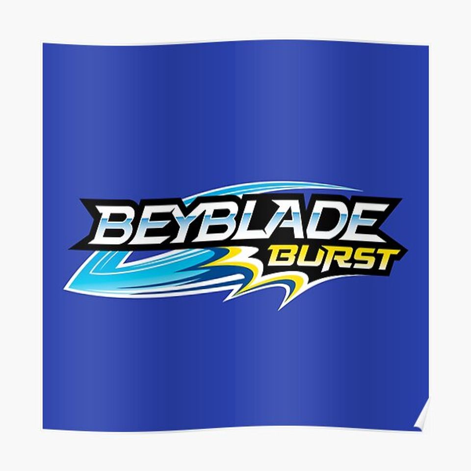 Beyblade Burst Logo HD Premium Matte Vertical Poster