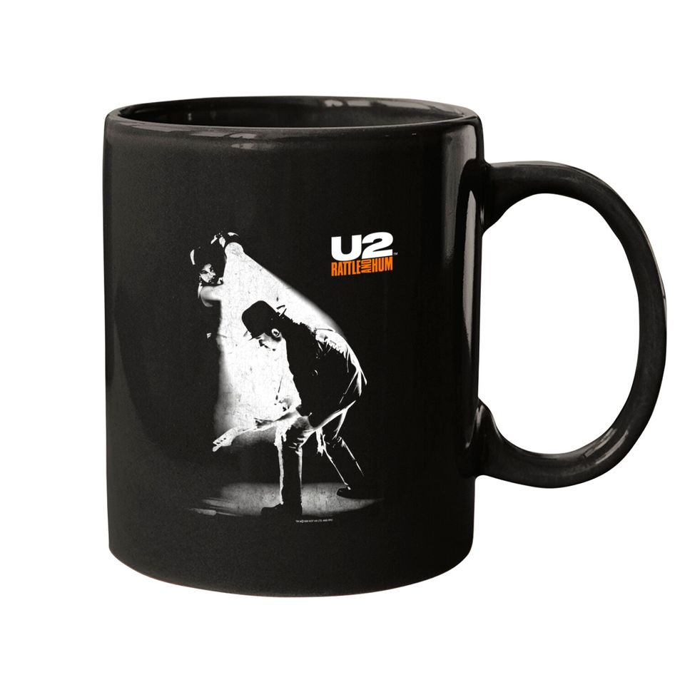 Vintage U2 Rattle And Hum Tour Mugs