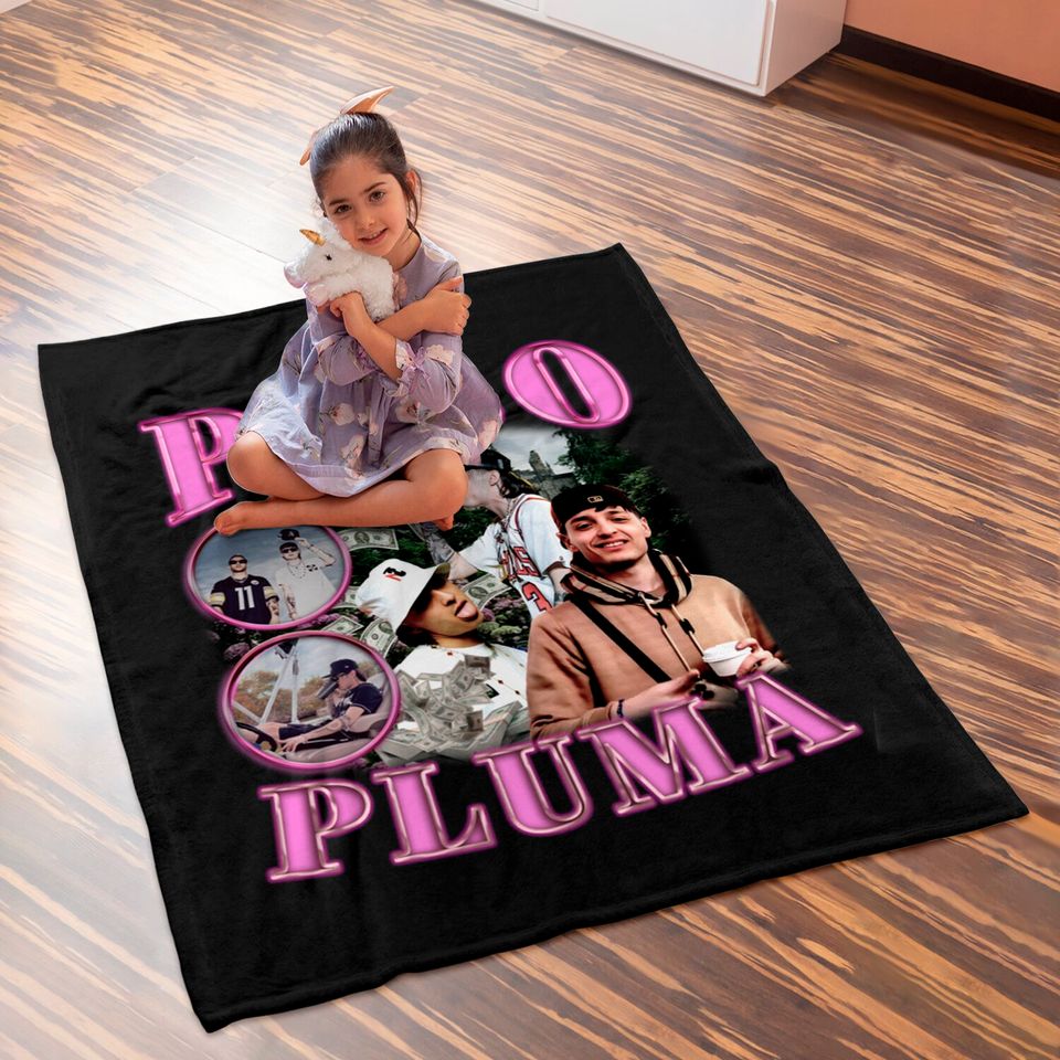Peso Pluma Baby Blankets, Peso Pluma Tour 2023 Baby Blankets, Peso Pluma Vintage Baby Blankets