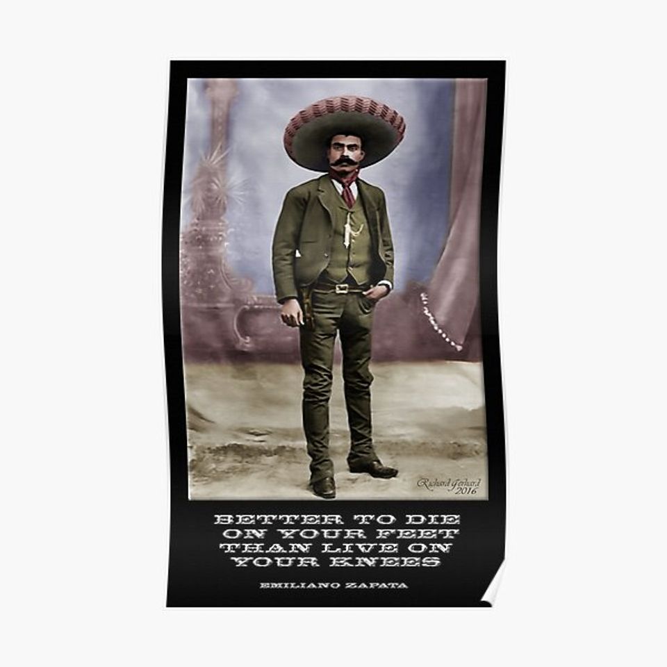 Zapata Premium Matte Vertical Poster