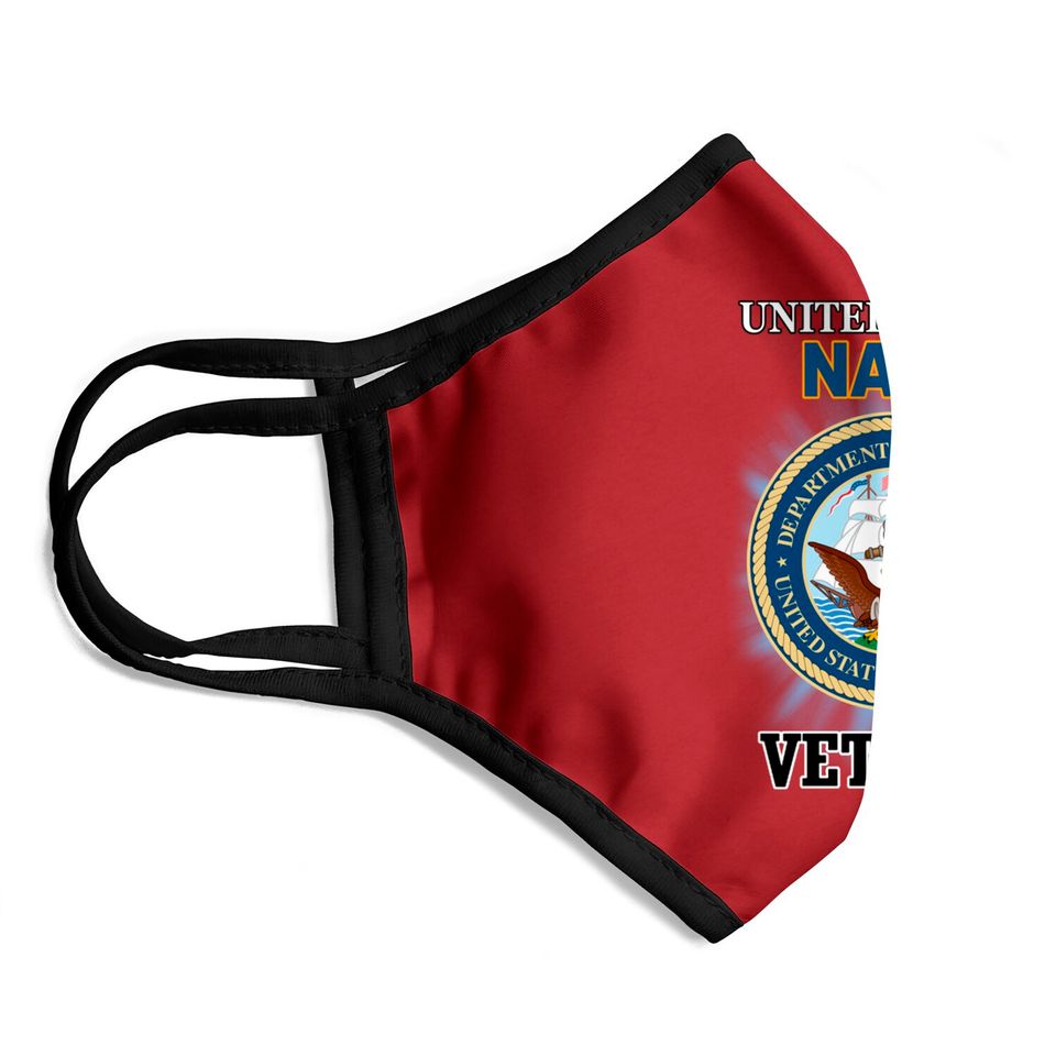 United States Navy Veteran - Us Navy Veteran - Face Masks