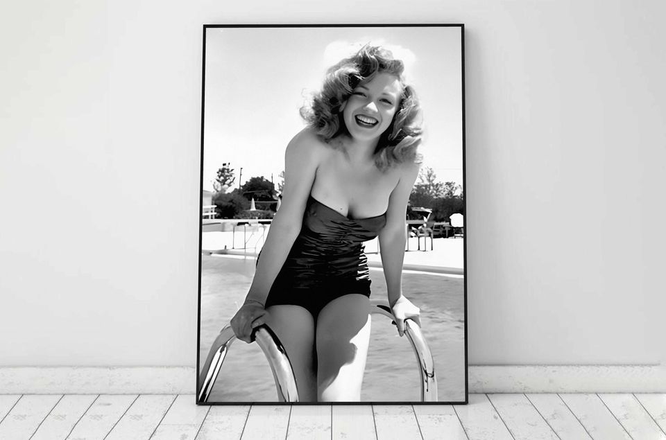 Marilyn Monroe Swimming Pool Poster