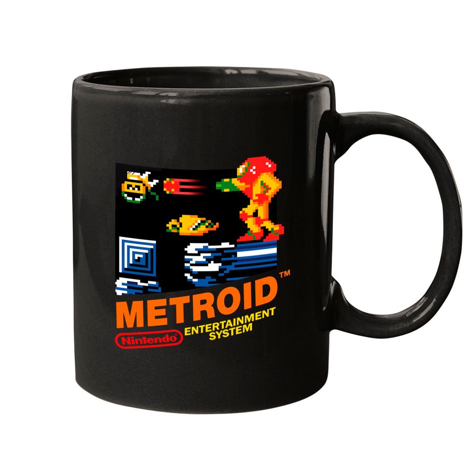 Metroid NES Cover Mugs