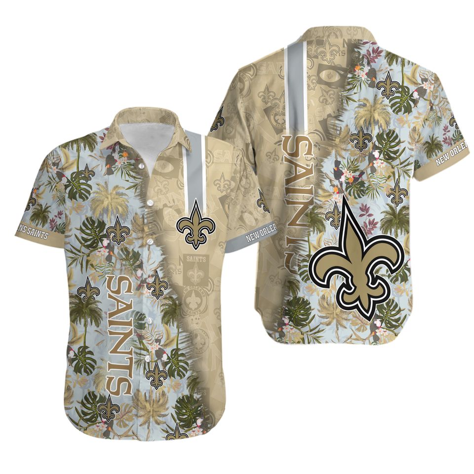 New Orleans Saints Summer Hawaiian Shirt
