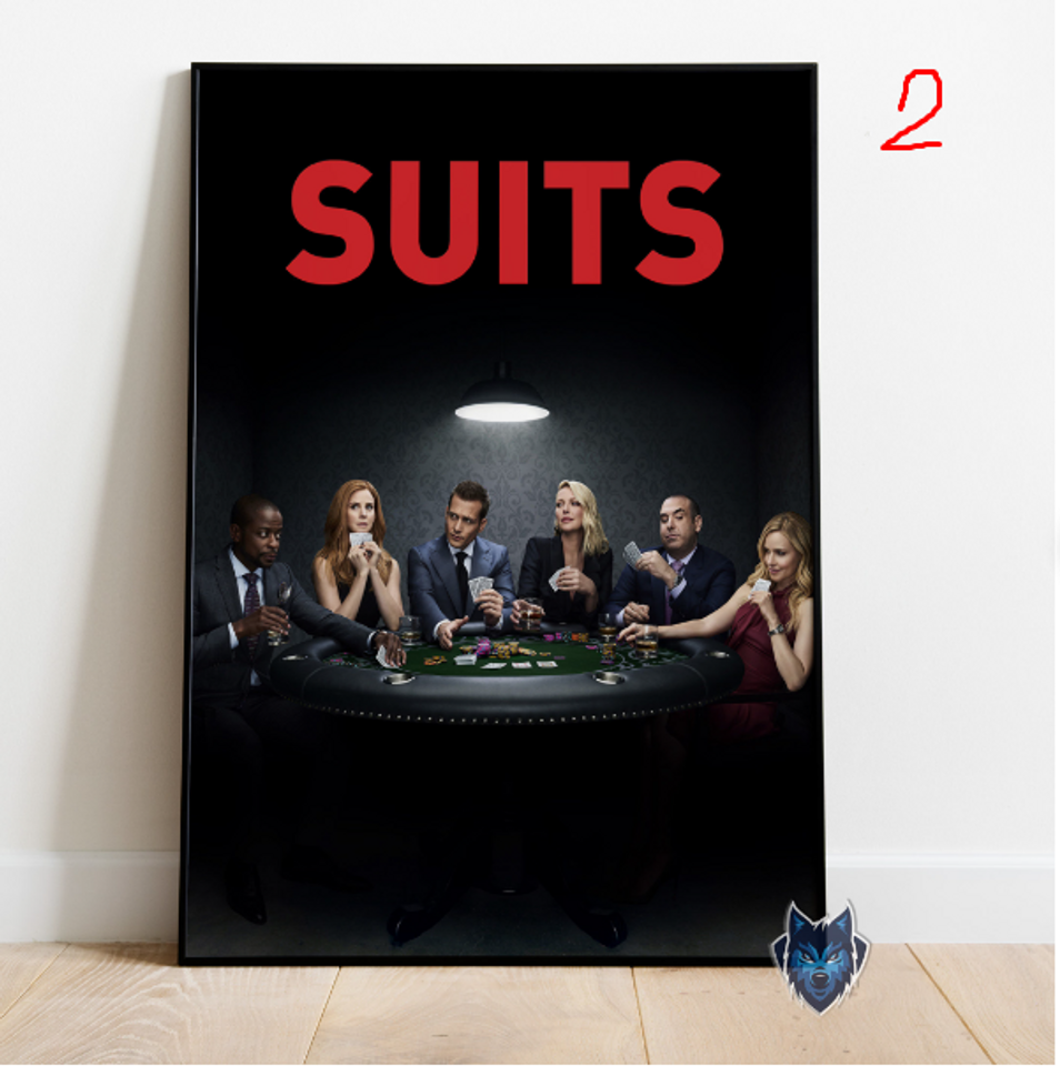 Suits Poster, Harvey Specter Wall Art