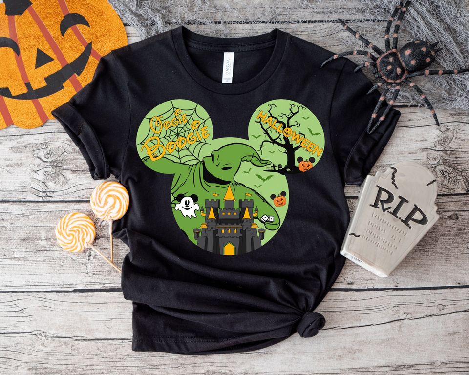 Oogie Boogie Mickey Ear Halloween party Disneyland Oogie Boogie Shirt