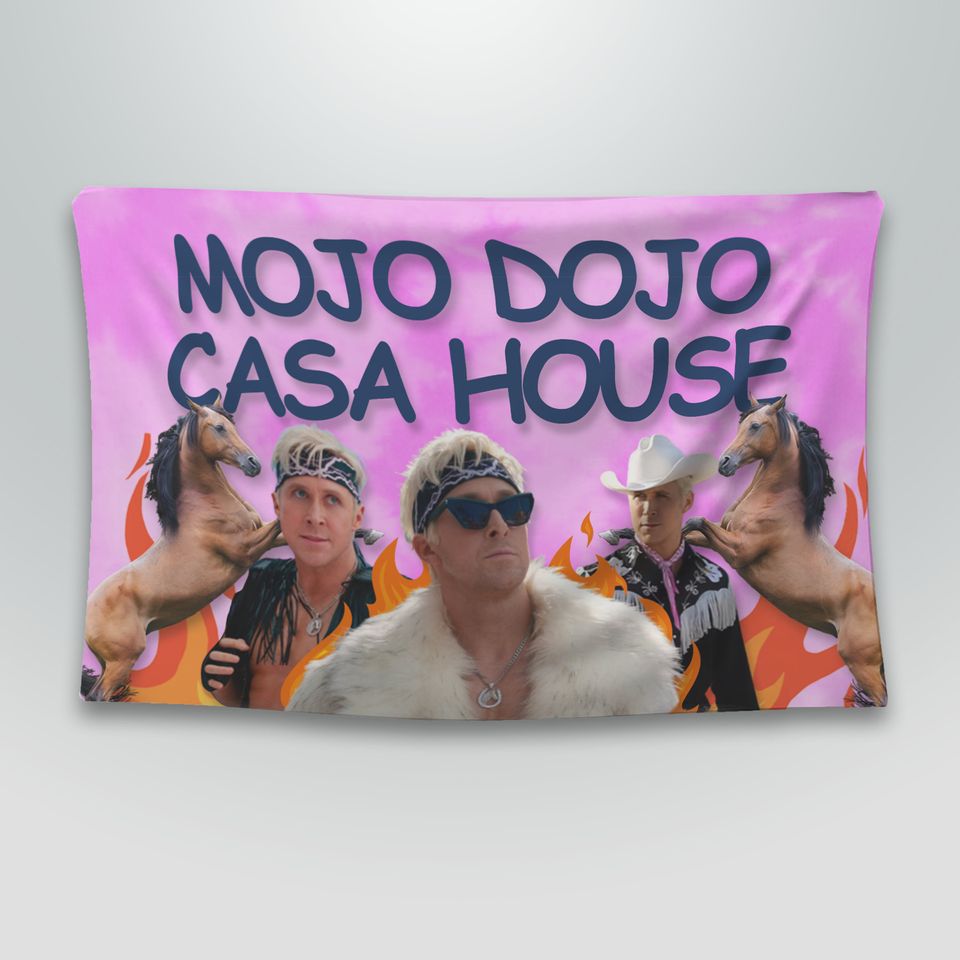 Mojo Dojo Casa House - Barbie Movie Tapestry