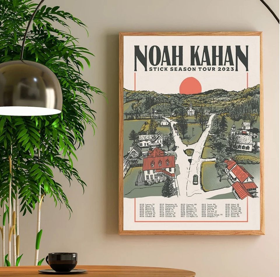 Noah K-ahan Stick Season Tour 2023 Poster
