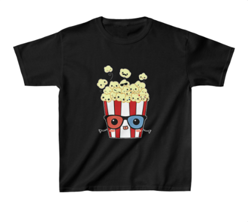 Popcorn 3d T-shirt