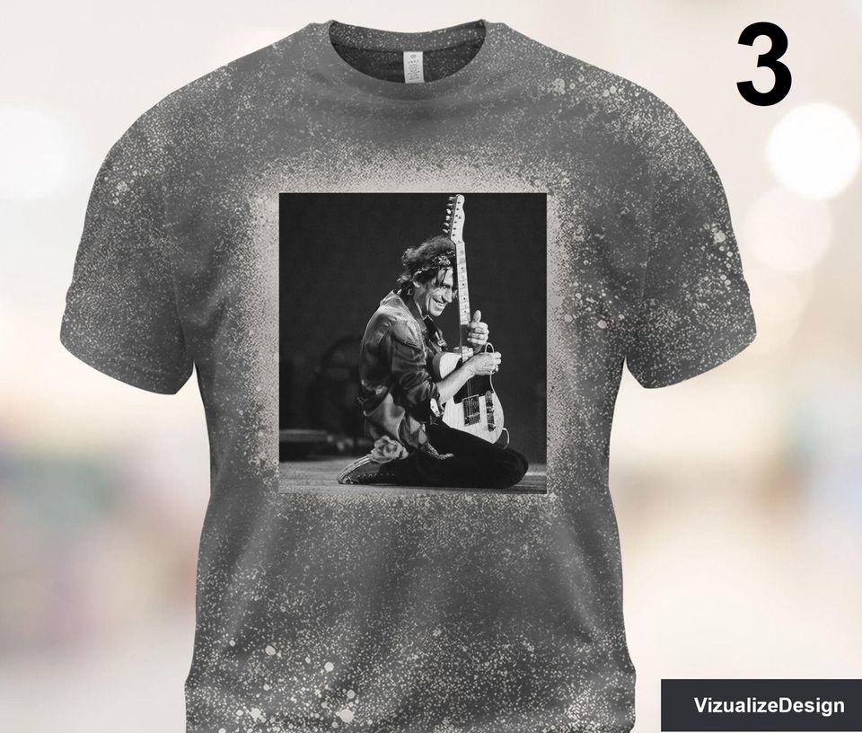 Keith Richards Bleached 3D T shirt