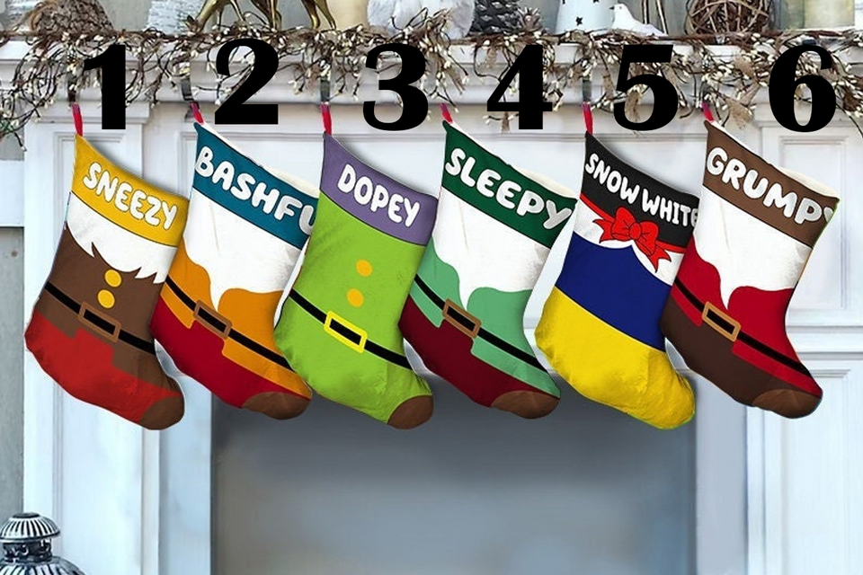 Disney Princess Characters Stocking, Snow White Christmas Stocking