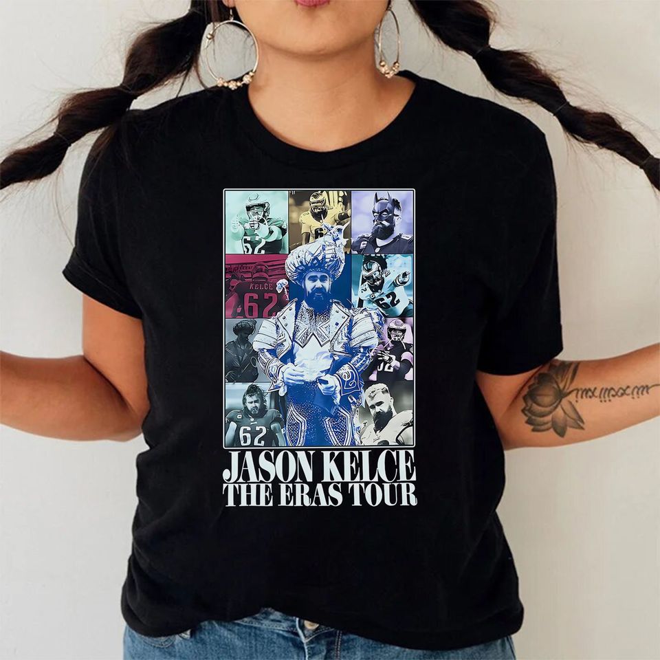 Jason Kelce Eras Tour Tee Shirt