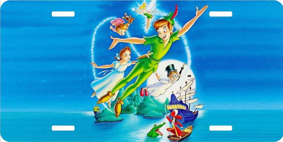 Peter Pan Cast - Disney License Plate