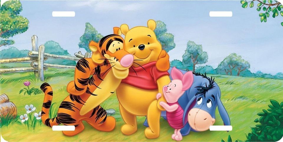 Winnie the Pooh Friends - Disney License Plate