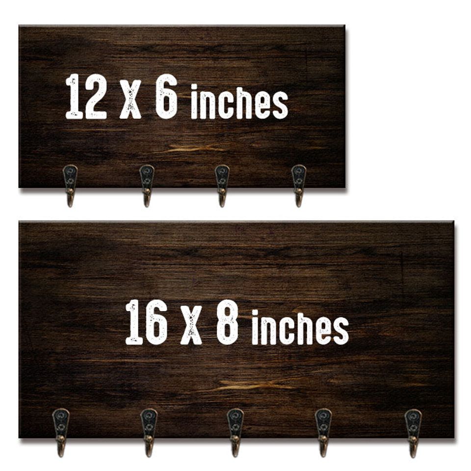Our First Home - Personalized Key Hanger, Key Holder