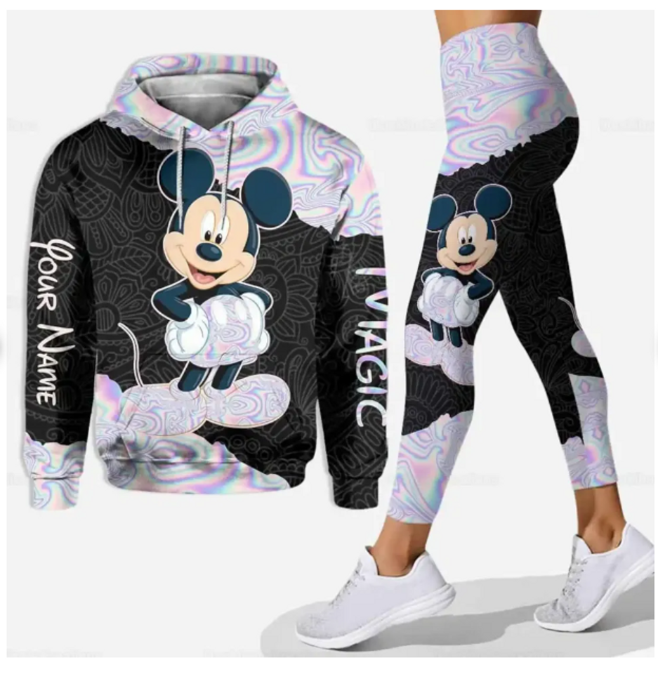 Custom Mickey Mouse Hoodie Leggings Sets