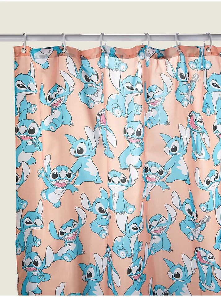 Lilo And Stitch Disney Shower Curtain, Disney Bathroom Decor