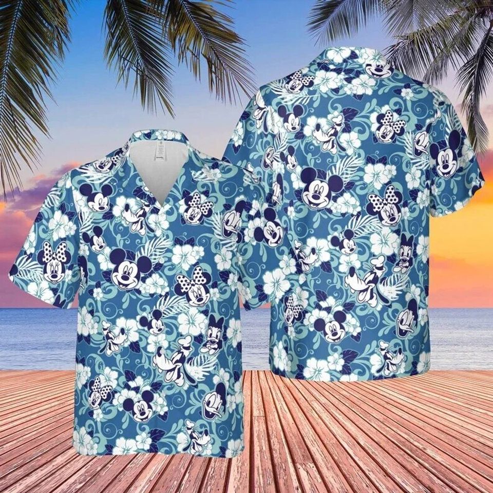 2024 Disney Hawaiian Shirt, Mickey Mouse Hawaiian Shirt