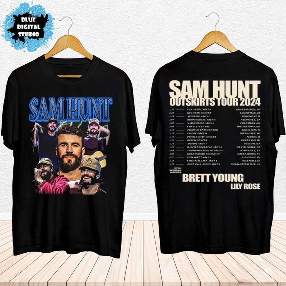 2024 Sam Hunt Outskirts Tour T-Shirt, Sam Hunt 2024 Shirt