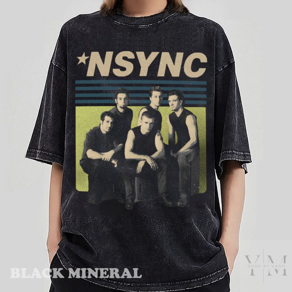Vintage NSYNC Colors Shirt, NSYNC Shirt, Boy Band T Shirt