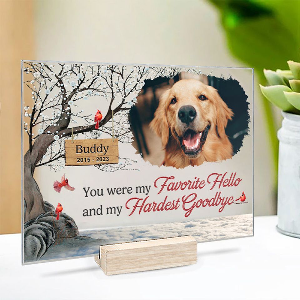 Explore Horizontal Acrylic Plaque With Stand