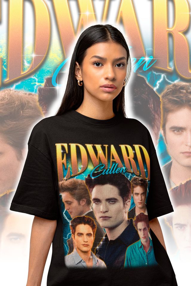 Edward Cullen Retro 90s Shirt - Edward Cullen Shirt - Robert Pattinson T-shirt