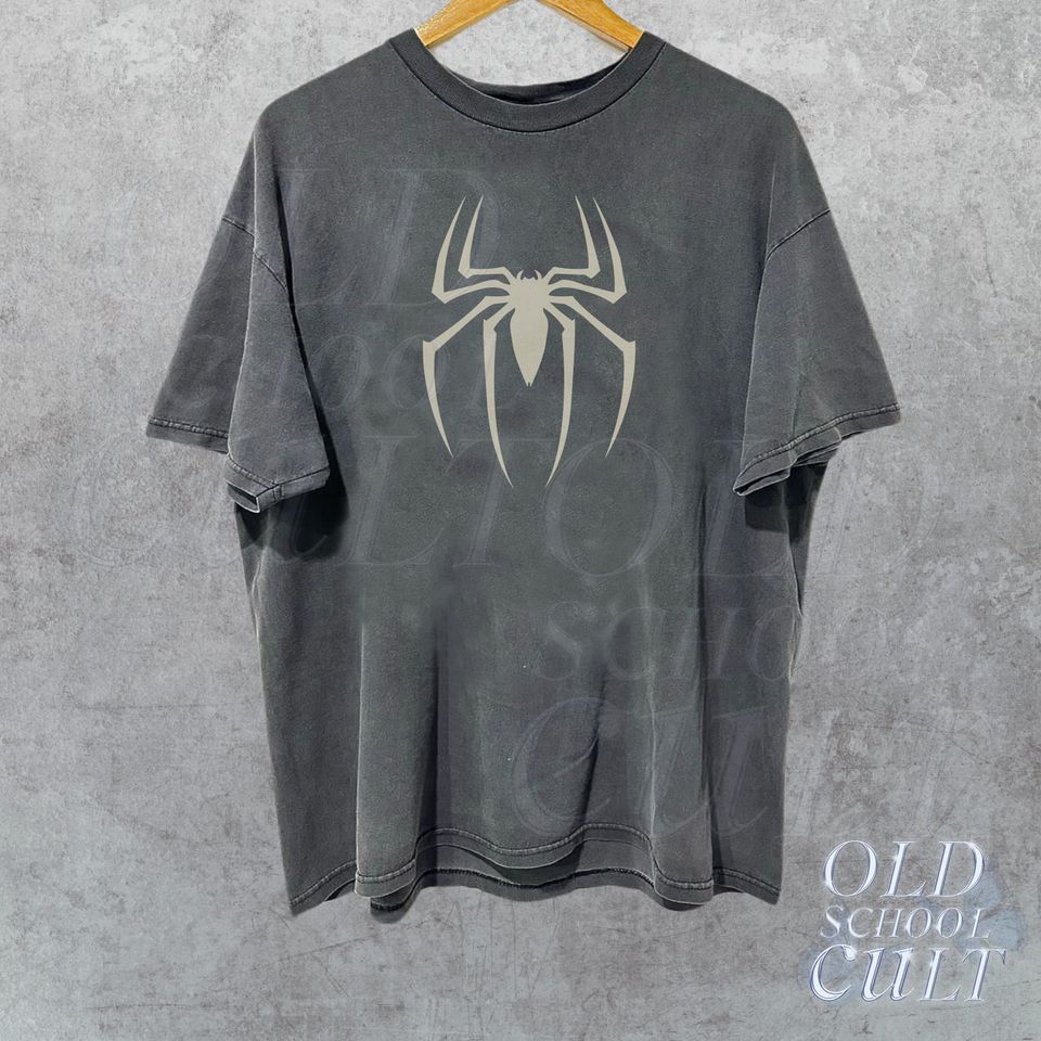 Vintage Spider Graphic Shirt, Pump Cover Spider Shirt