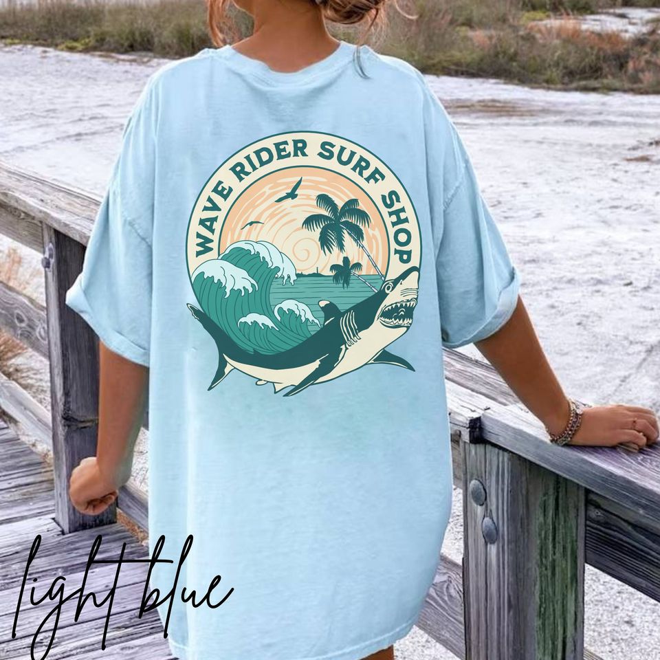 Surf T-shirt, Vacation Shirt, Trendy Shirts