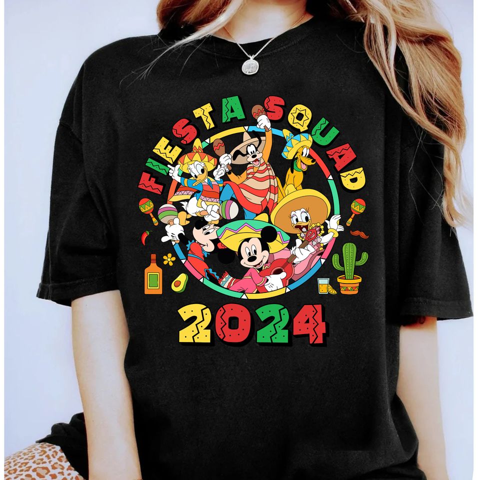Disney Mickey and Friends Cinco De Mayo Fiesta Squad 2024 Shirt