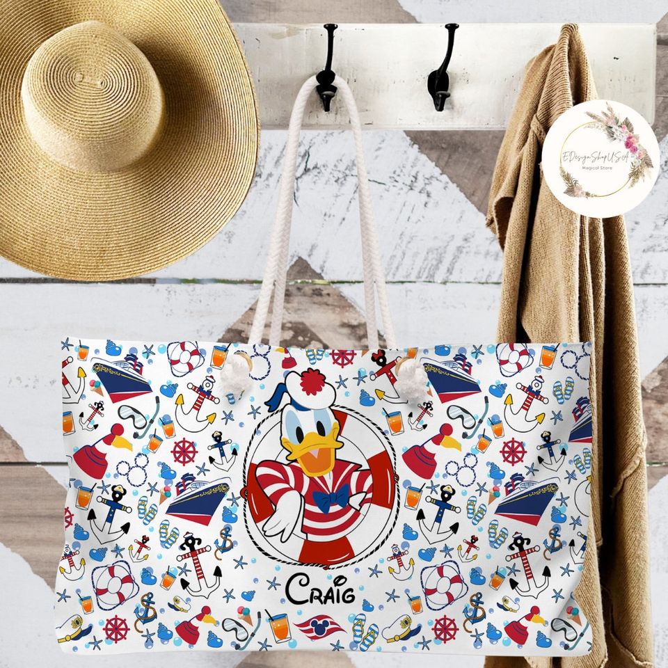 Personalized Disney Cruise Weekender Bag