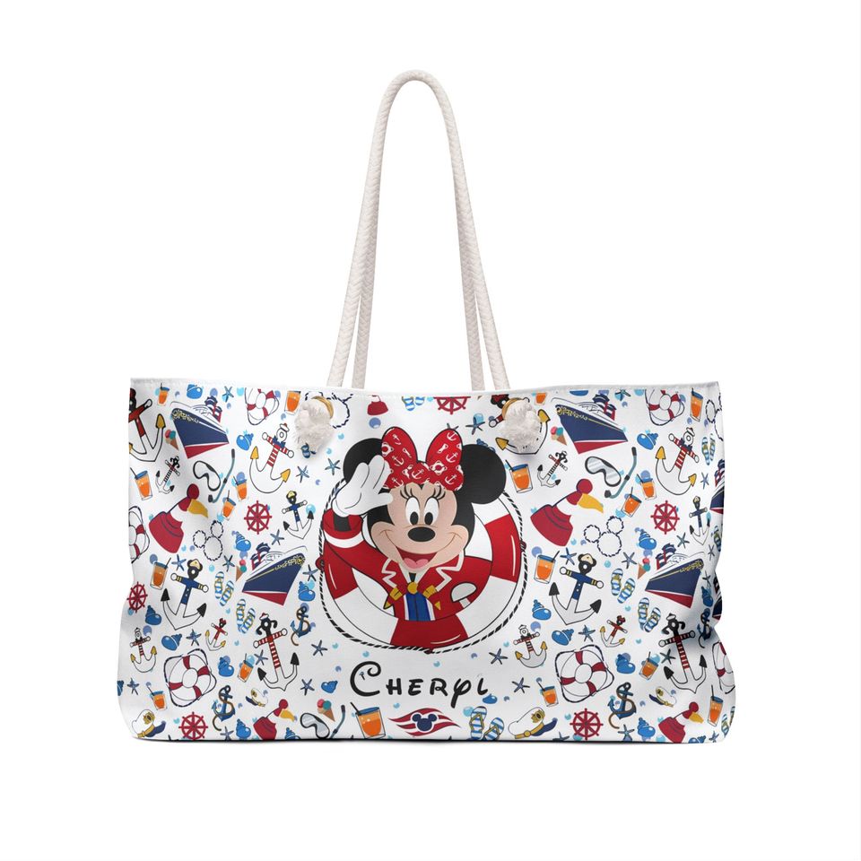 Personalized Disney Cruise Weekender Bag
